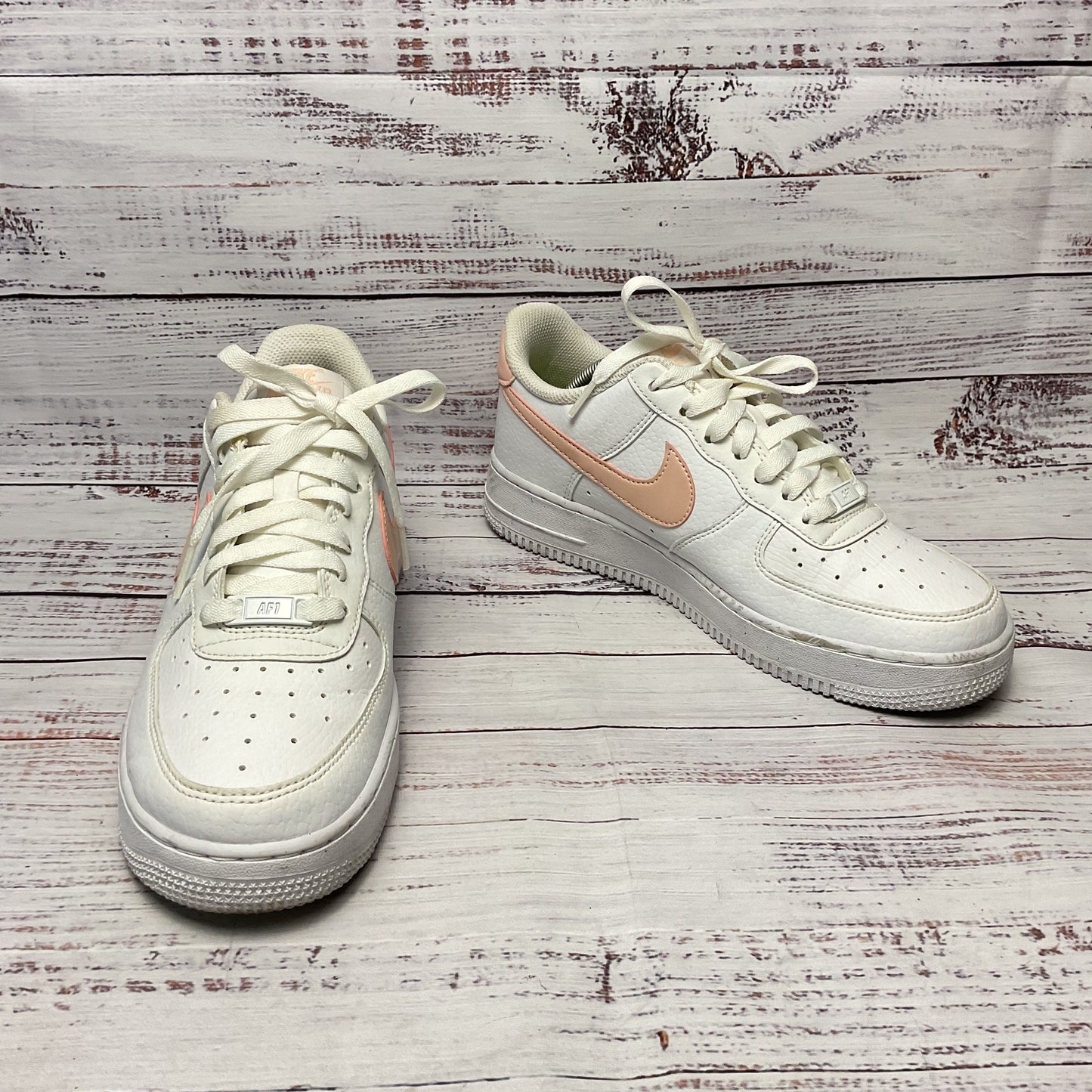 Nike Air Force 1 '07 Next Nature White Pink Sneaker Shoe Women Size 8.5