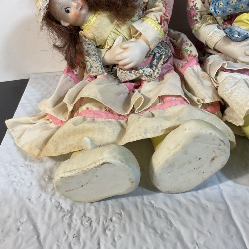 VTG. 1978 Albert E. Price Porcelain Dolls with Baby Doll- SET OF 4