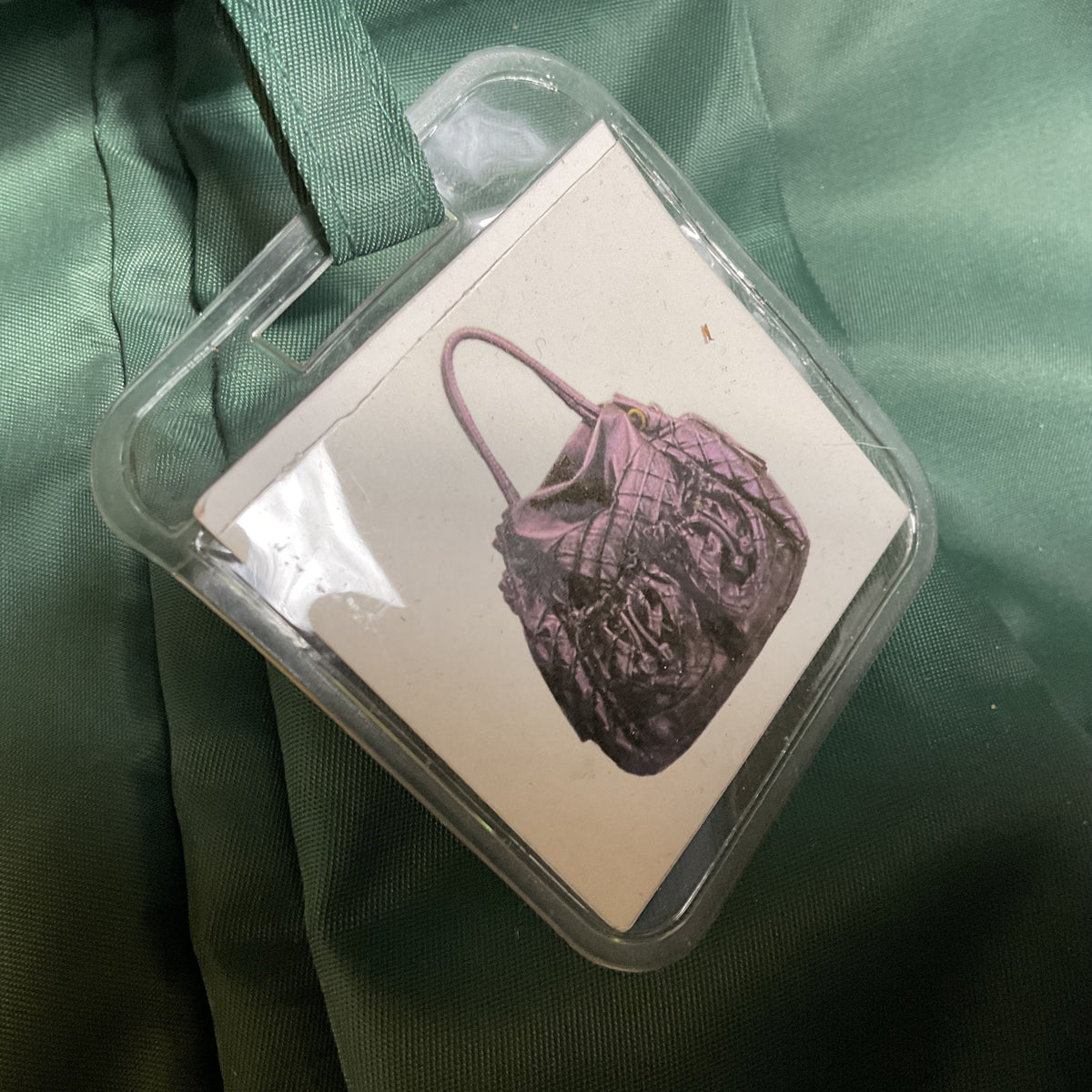 NEW LOCKHEART Women's Leather Plum Iridescent Quilt Design Fringe Shoulder Bag