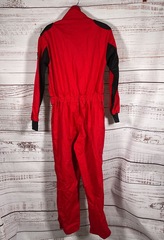 Speedway Economy One-Piece Racing Suit Red M