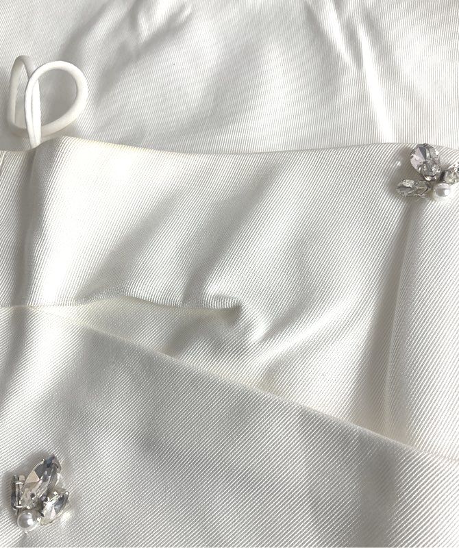 Before By Sarah Seven Ursula Two Piece Dress Set White 8