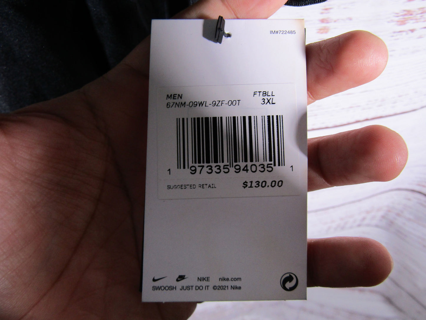Nike New York Jets Aaron Rodgers Football Jersey Size XXXL