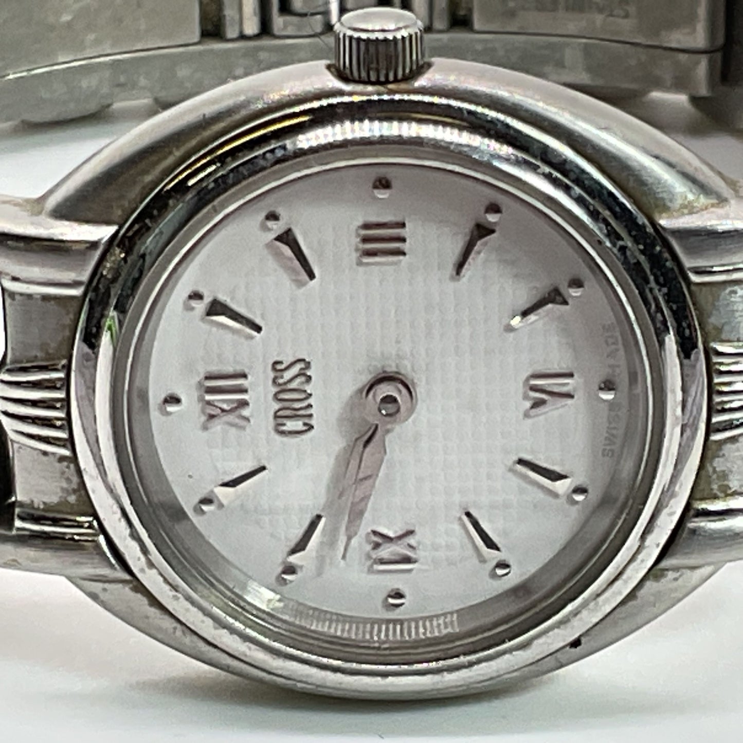 CROSS LW10A Women's Silver Tone Stainless Steel Watch- 5.75"