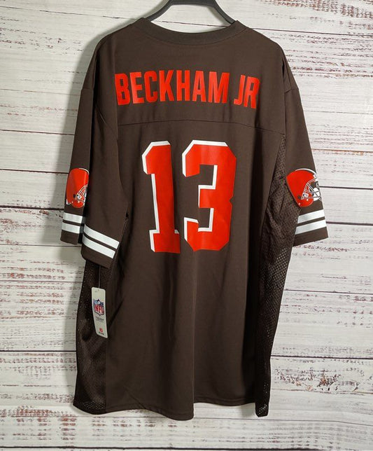 NWT Men's Beckham Jr. NFL brown Sports Jersey Size 2XL