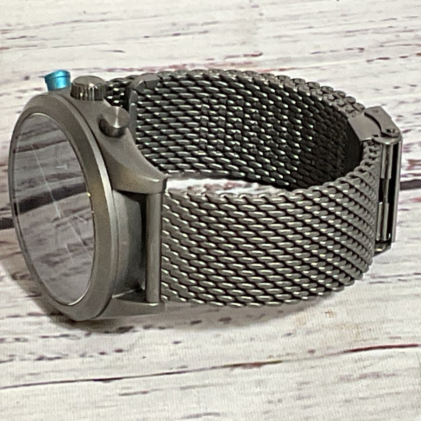 NYJAH HUSTON X MVMT Chrono Gunmetal Date Stainless Watch