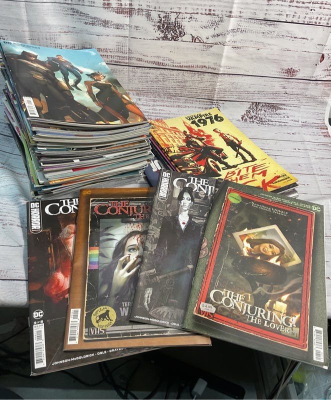 Lot Of 50+ Mix Dc Comics Flash-Shazam-Wonder Woman-Superman And More