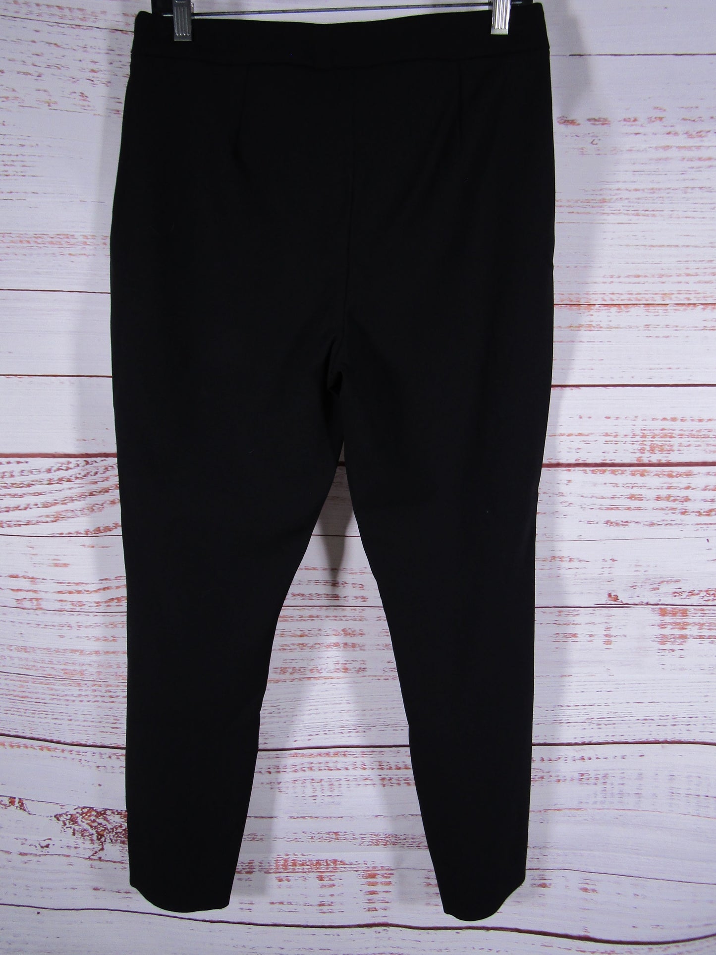 Dolce & Gabbana Women's Black Wool Blend Trouser Pants Size 42 Made in Italy