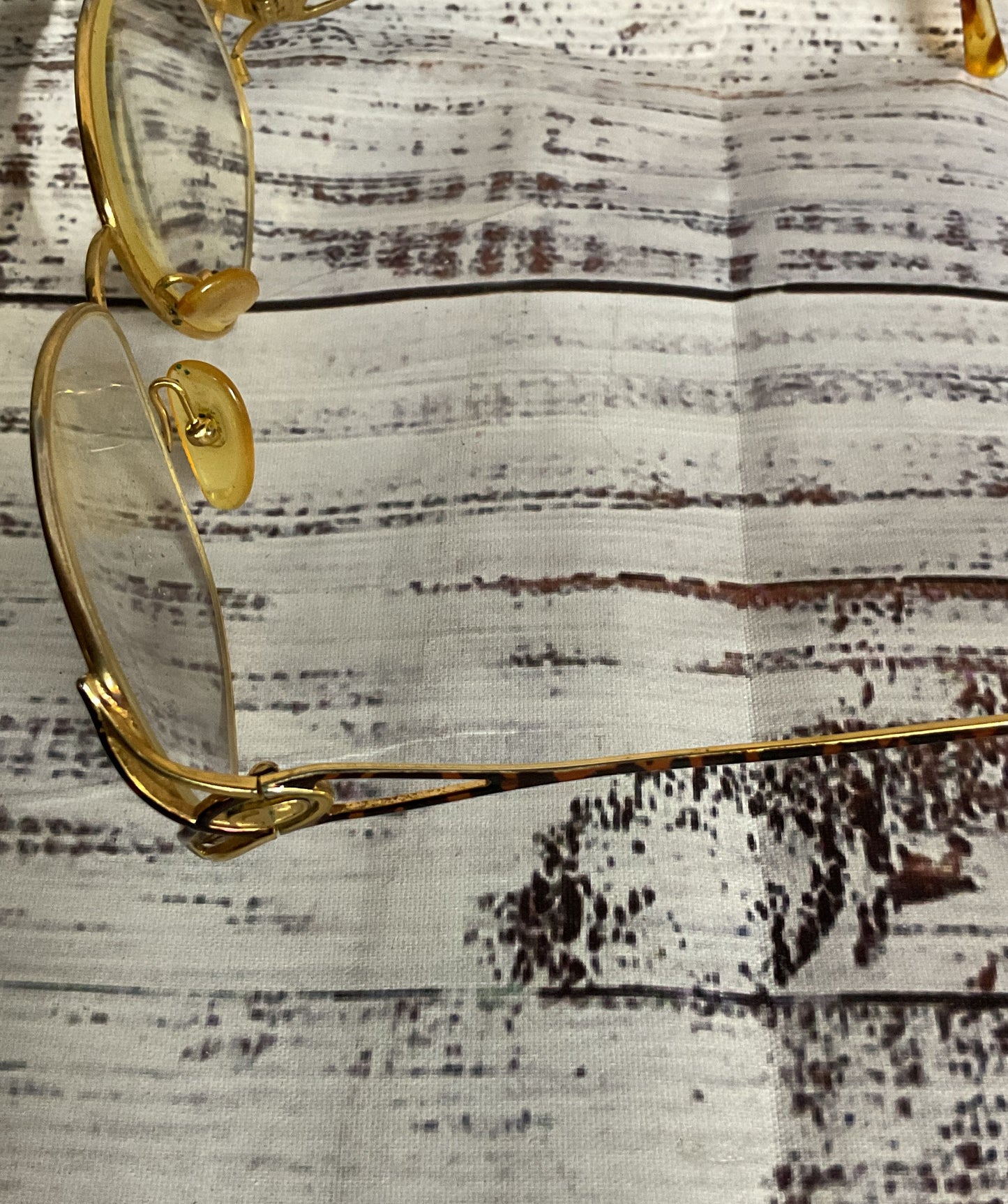 Christian Dior Gold Tone Eyeglasses Frames Only 2799 135