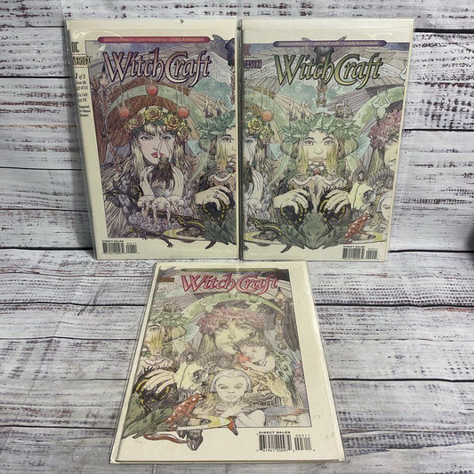 Witchcraft #1-3 Vertigo Dc Comics Vintage Sandman 1994 Ugraded
