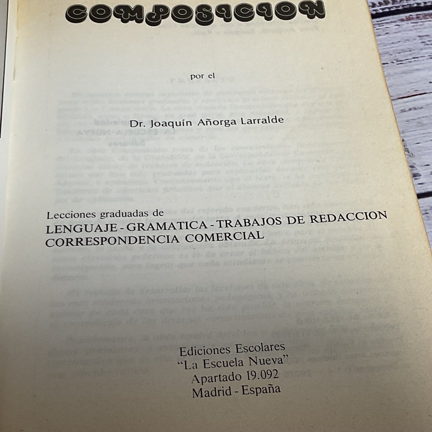 Composicion Lenguaje-Gramatica Trabajos De Redaccion Correspondencia Comercial