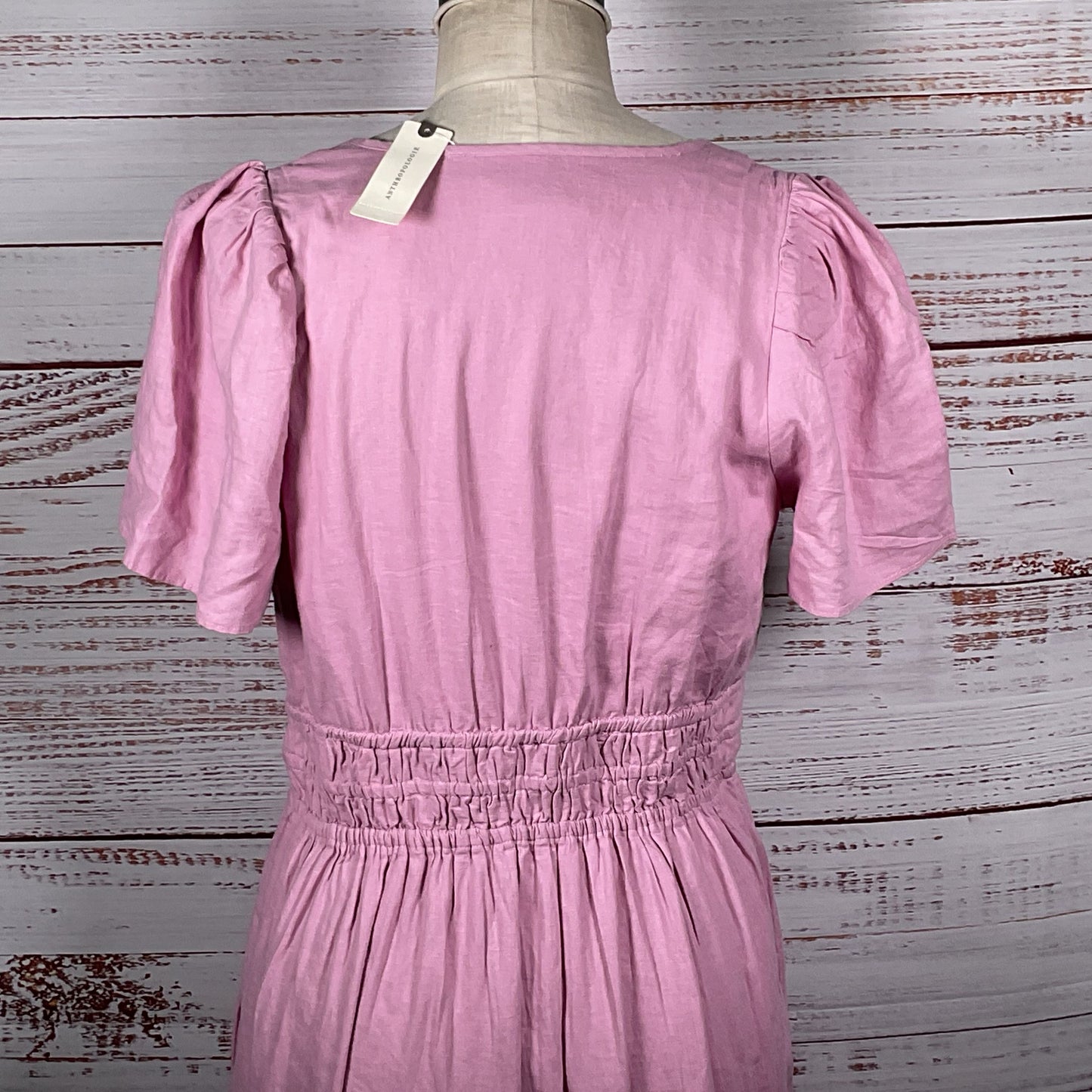 NWT ANTHROPOLOGIE Women's Pink Lila Sommerset Long Dress- SZ M