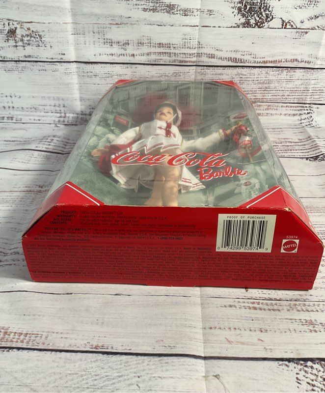 Coca Cola Majorette Barbie 12" Collector Doll New Nib Nrfb 2001 Mattel