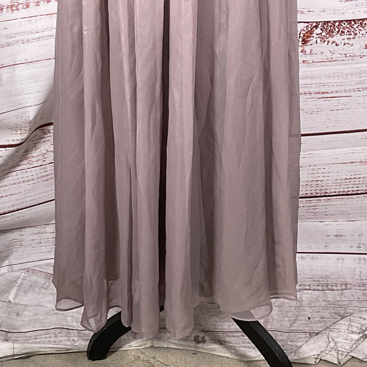 NWT VERA WANG Women's Pleated Lavender Quartz Chiffon Cocktail Dress- SZ 2