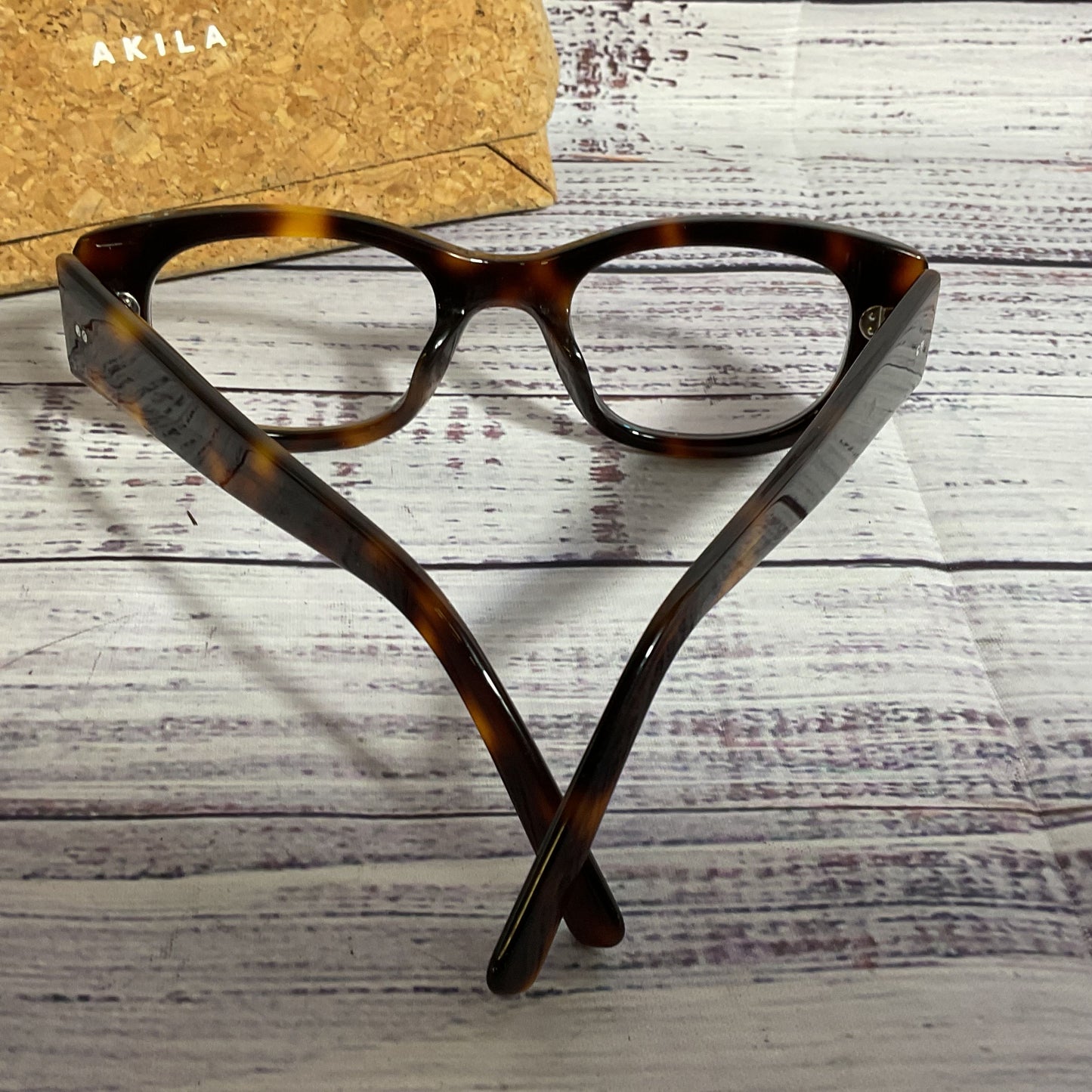 AKILA Silvia Brown Tortoise Eyeglasses- 141 (FRAMES ONLY)