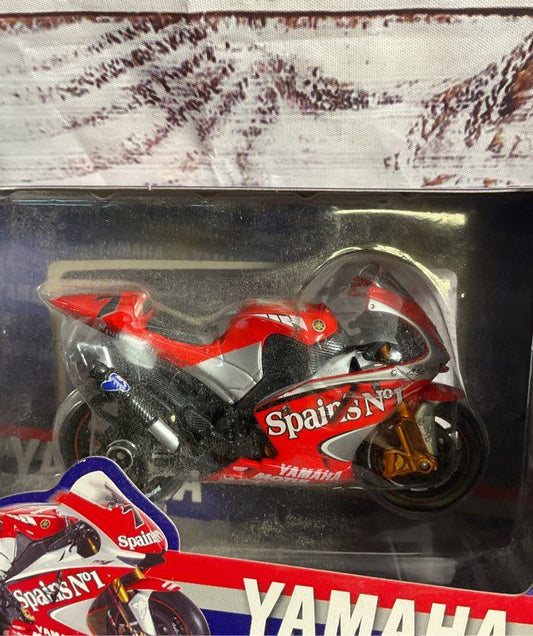 2004 Maisto Moto Gp 1:18 #7 Carlos Checa Spains No.1 Yamaha Yzr M1 New
