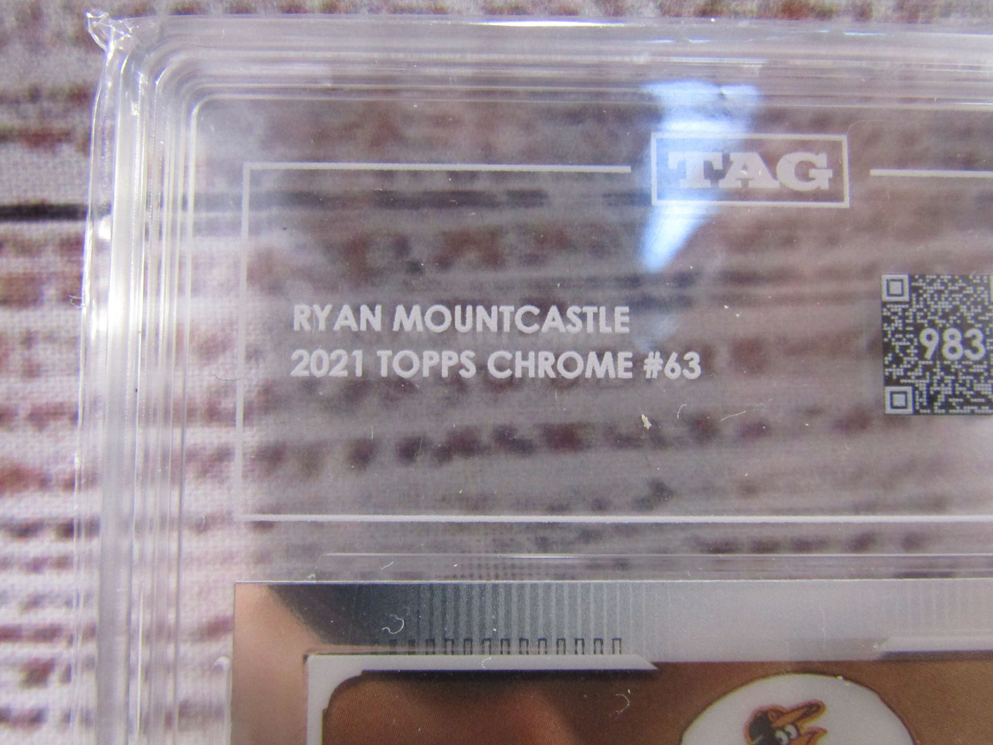 2021 Topps Baltimore Orioles Ryan Mountcastle Chrome #63