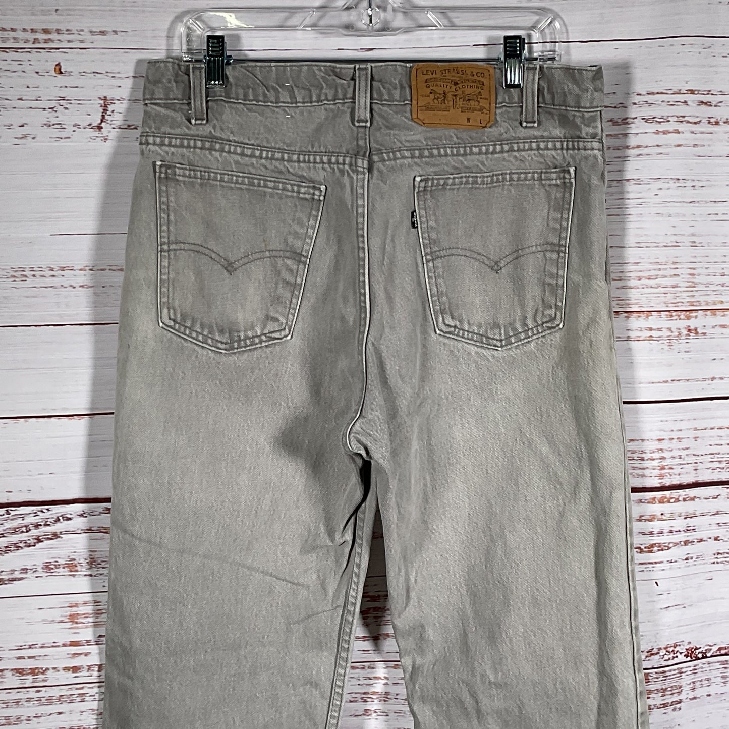 LEVI'S 509 Men's Washed Gray Straight Jeans- SZ 36 X 32