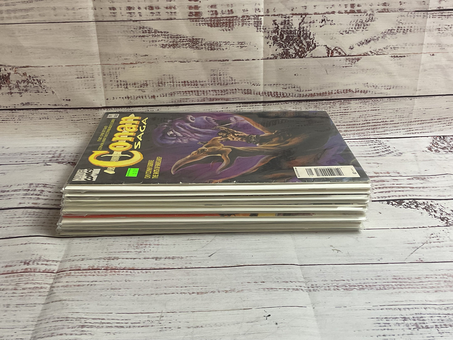 Lot Of 10 Conan Saga Comic Books