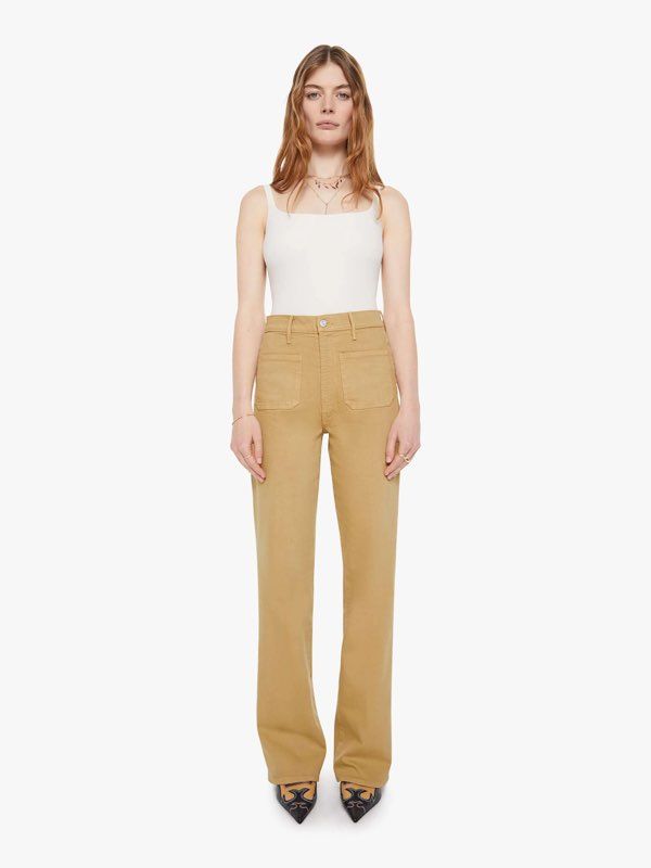 Mother Superior High Waisted Patch Pocket Bookie Sneak Jeans Size 27 Women's
