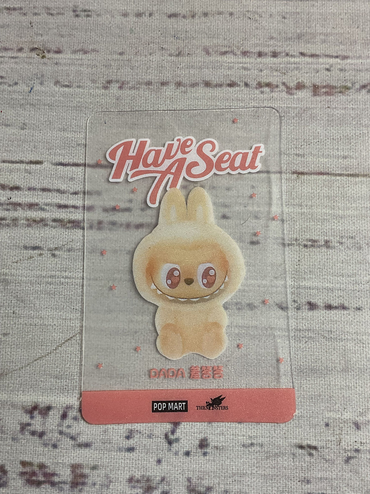 Pop Mart Labubu Have A Seat Open Box Sealed Bag Dada