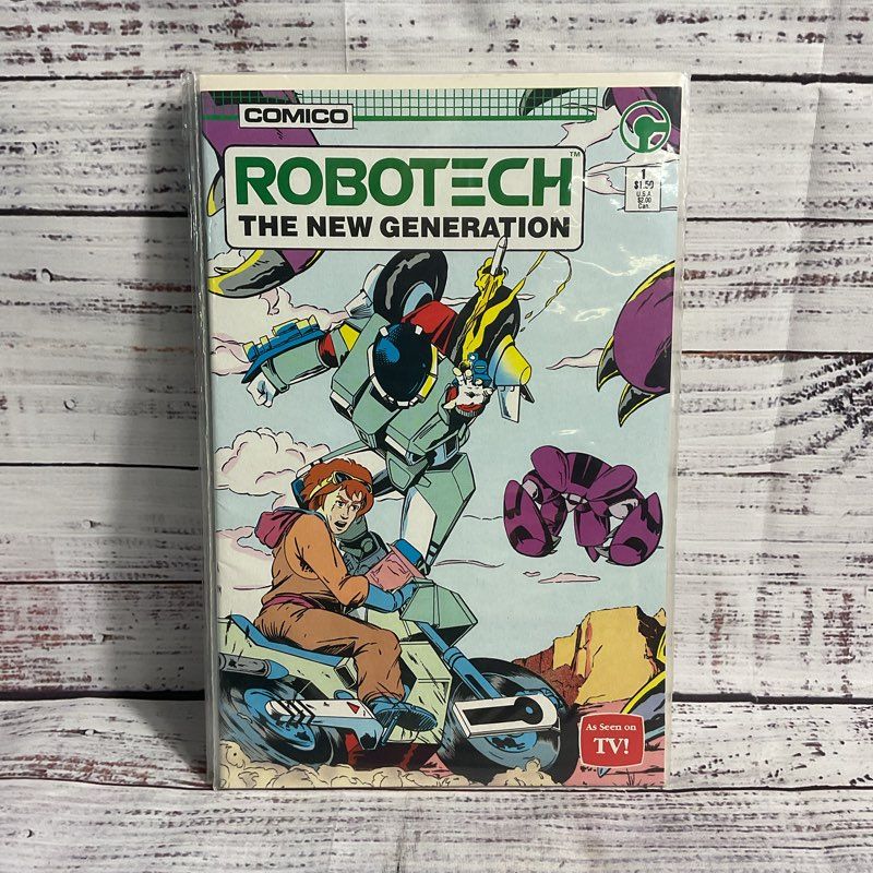 Lot Of 7 Vtg. Robotech Macross Masters New Gen Ungraded Comic Books