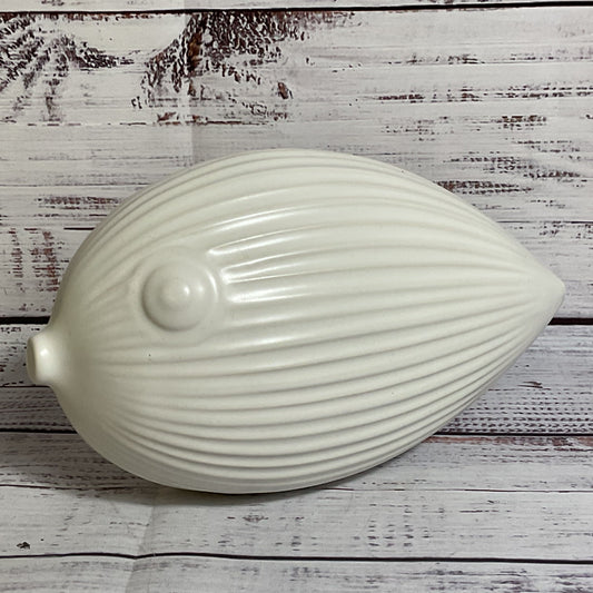 JONATHAN ADLER Puffer Blow Fish White Menagerie Series Sculpture 9.25"