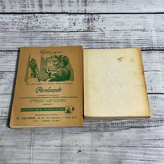Set of 2 1950 Paris Art Museum Guide Paperback Books (Louvre, Salon D'hiver)