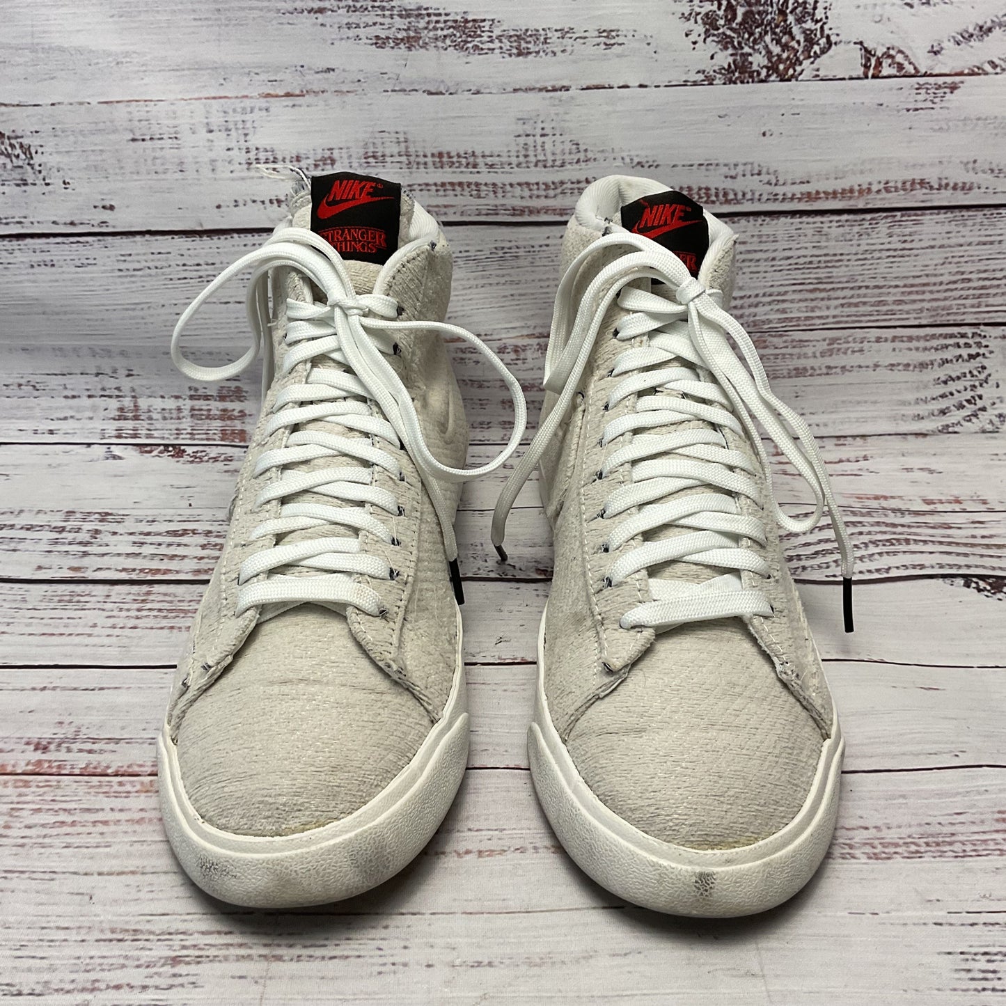 Nike Stranger Things x Blazer Mid QS 'Upside Down' White Athletic Shoe Men Sz8