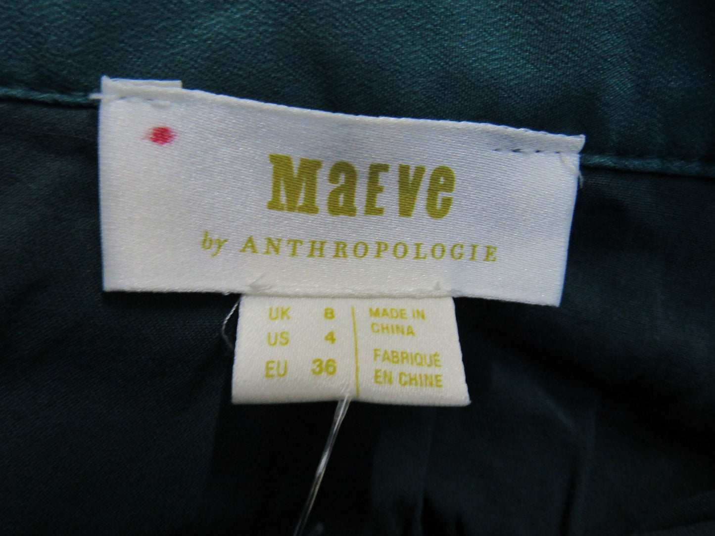 Maeve by Anthropologie Women's Metallic Gold Pleated Floral Print Skirt Size 4