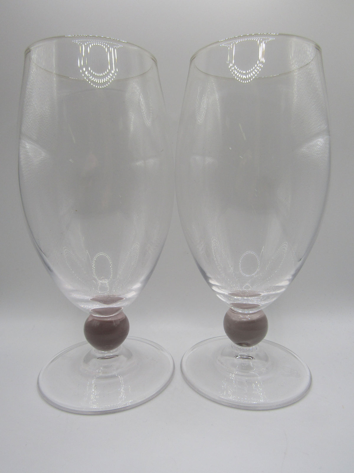 Helle Mardahl Clear Punch Plum Water Glass Set of 2