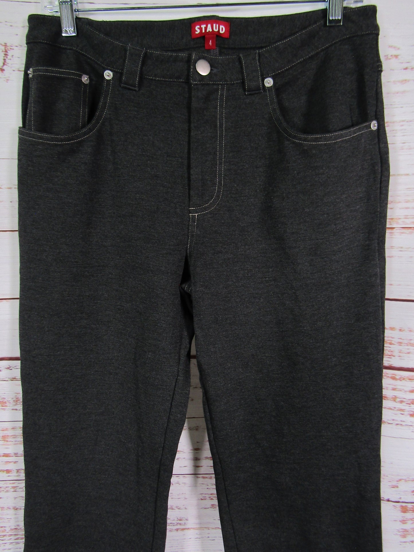 Staud Women's Gray Jegging Pants Size 4