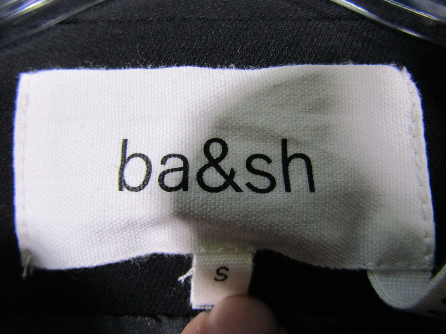 Ba&Sh Celia Women's Black Open Back Jumpsuit Size S