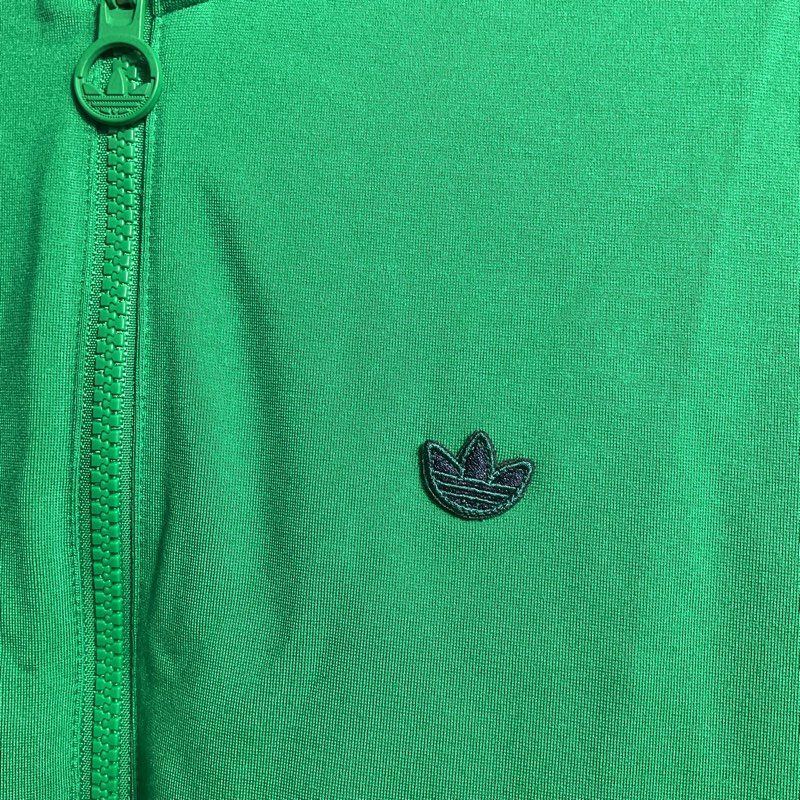 NWT Adidas Golf French Terry Green 3 Stripe 1/4 Zip Pullover Jacket - Size S