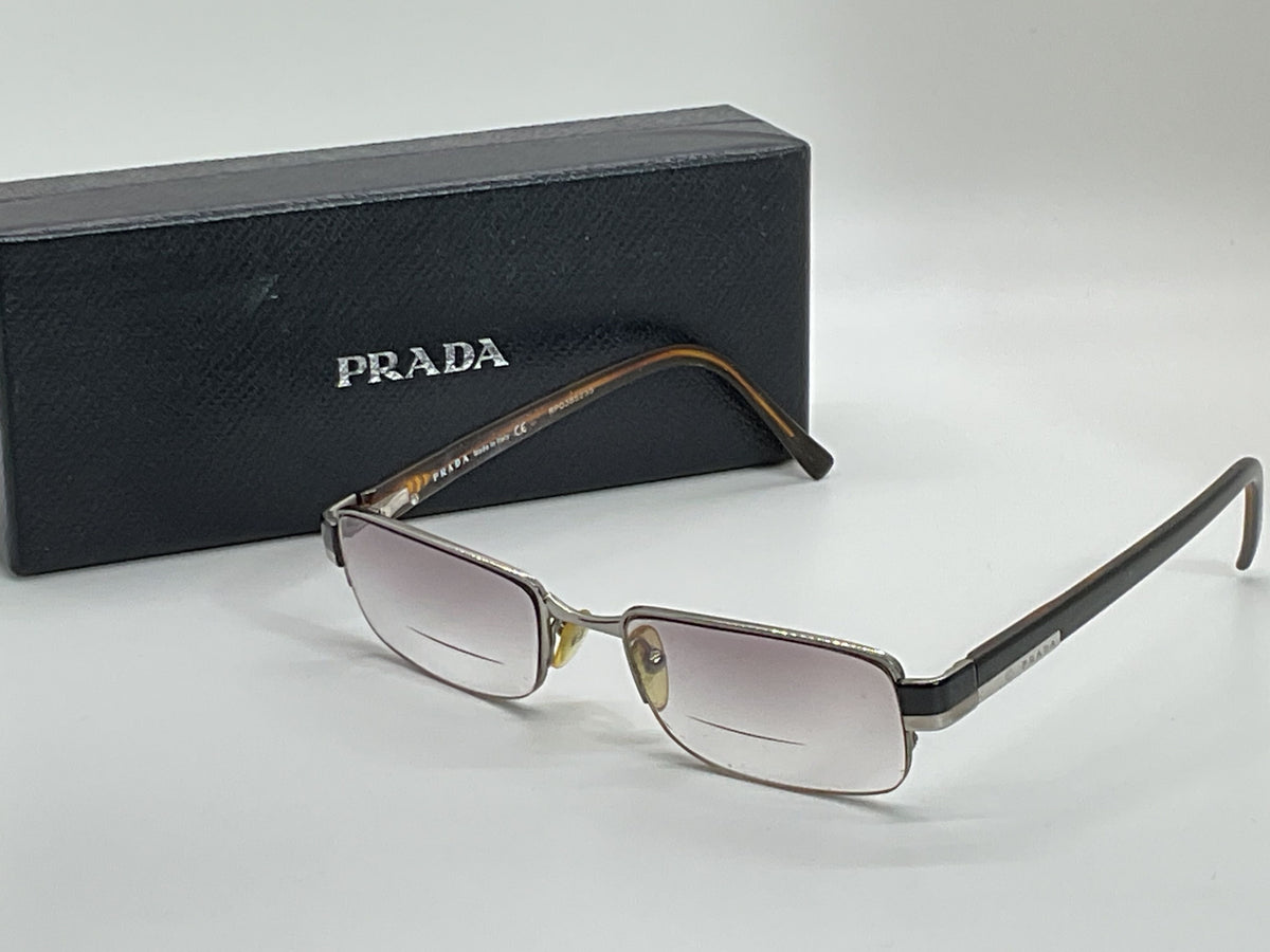 PRADA VPR601 Brown Tortoise Eyeglasses- 51[ ]18 135 (FRAMES ONLY)