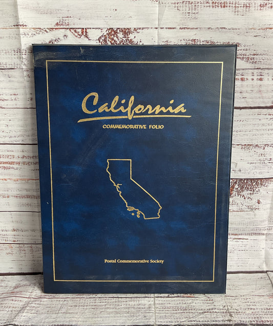 California Postal Commemorative Society Folio Stamp Coin Book