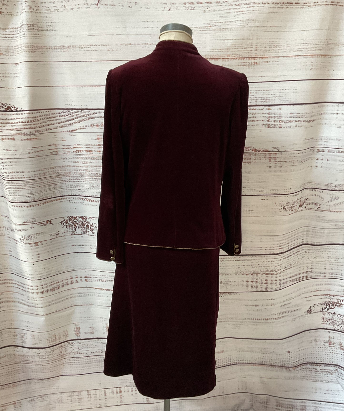 Butte Vintage Button Up Jacket Burgundy