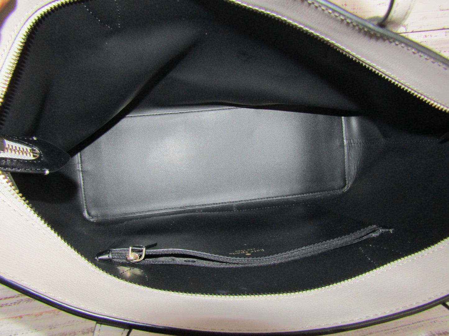 Kate Spade Adele Women's Gray Leather Tote Shoulder Bag