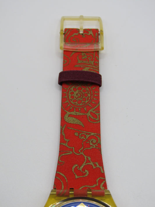 Vintage 1994 Swatch Lama Quartz Watch GJ113