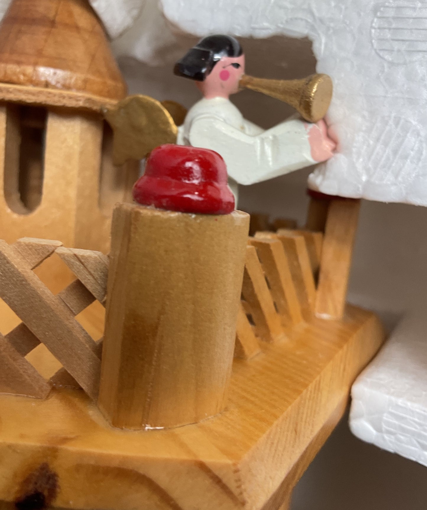 Weihnachts Pyramide Vintage German Christmas Candle Carousel