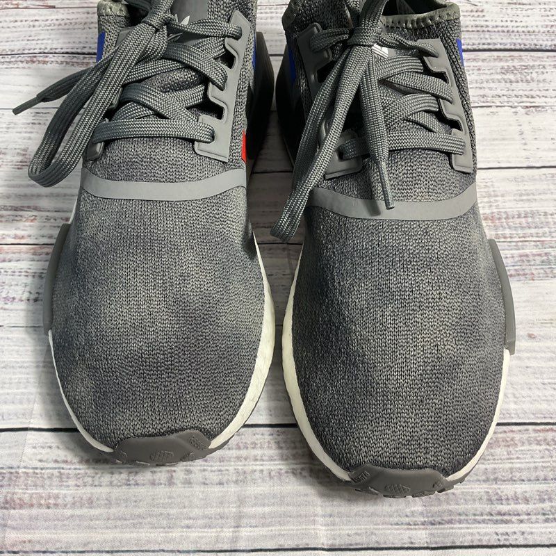 Adidas NMD R1 PK Primeknit Parley Recycled Plastic Grey Athletic Sneaker Men 9.5