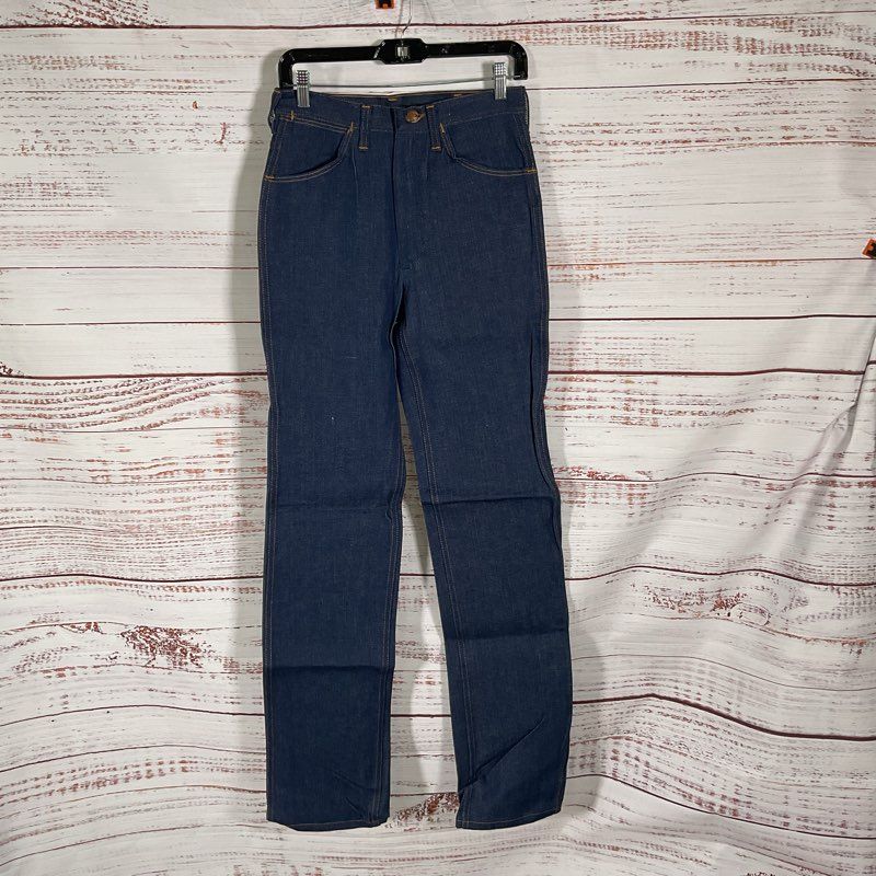 Vintage 80s Deadstock Wrangler 12 oz Straight Leg Regular Fit Jeans - Size 29x36
