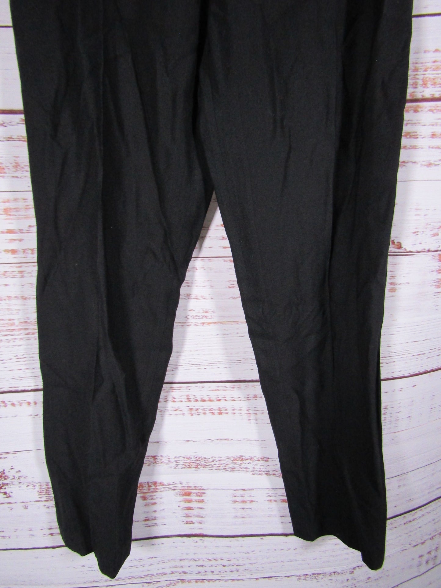 IRO Margate Women's Black Wool Blend High Waisted Belted Trousers Size 40