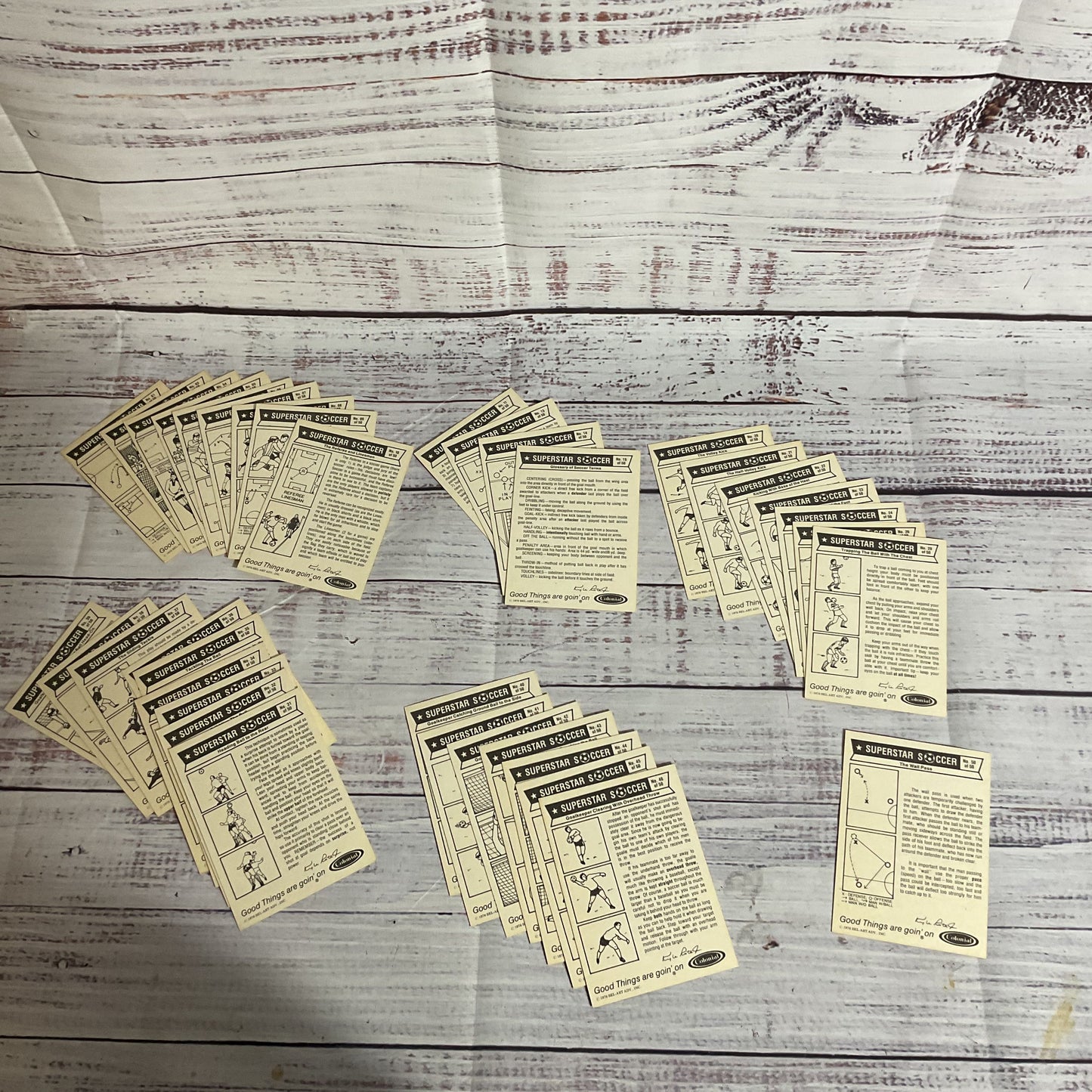 BEL-ART Colonial Bread KYLE ROTE JR. SAYS Soccer Trading Cards- LOT OF 5,500+