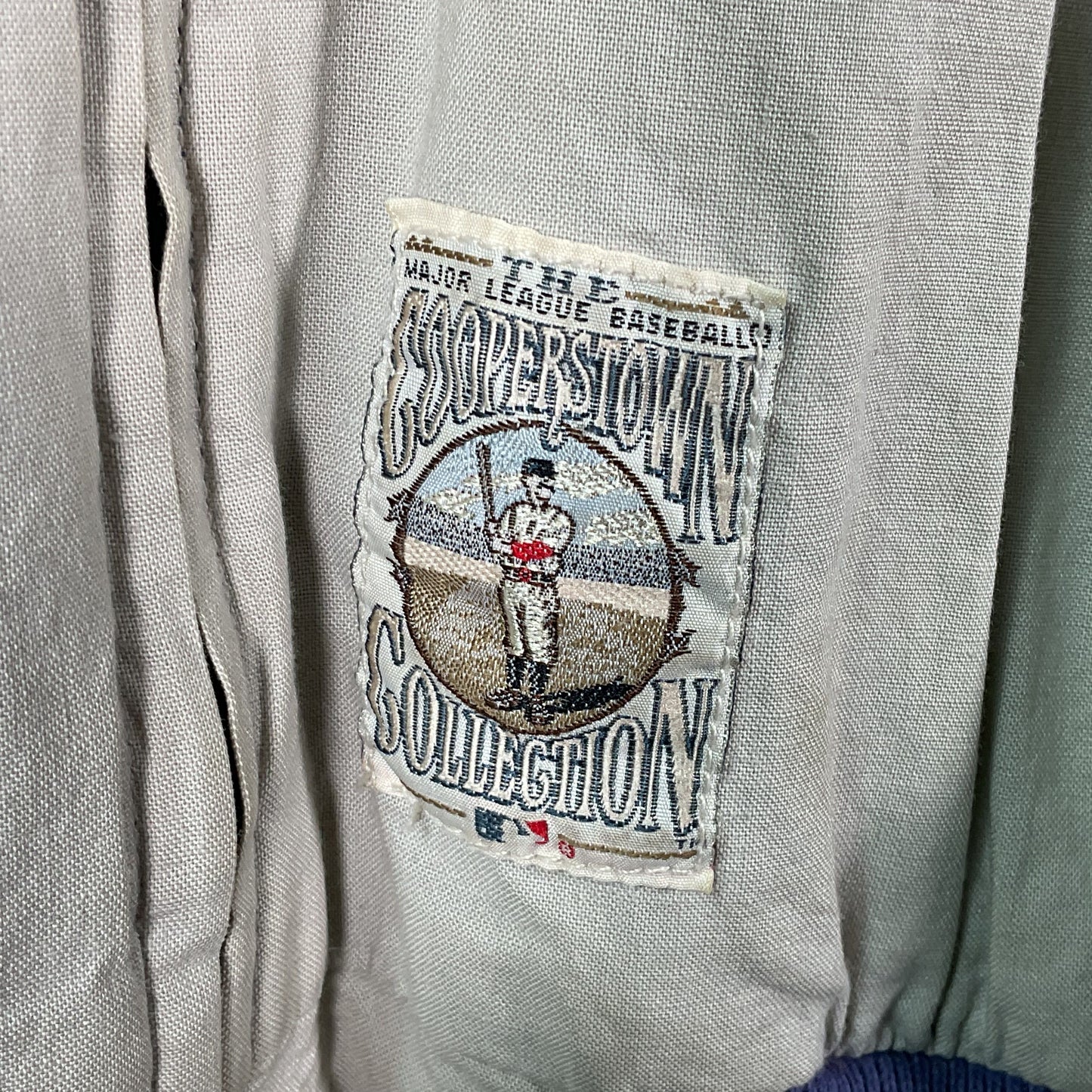 VTG. COPPERTOWN Collection Brooklyn Dodgers Reversible Bomber Jacket- SZ M