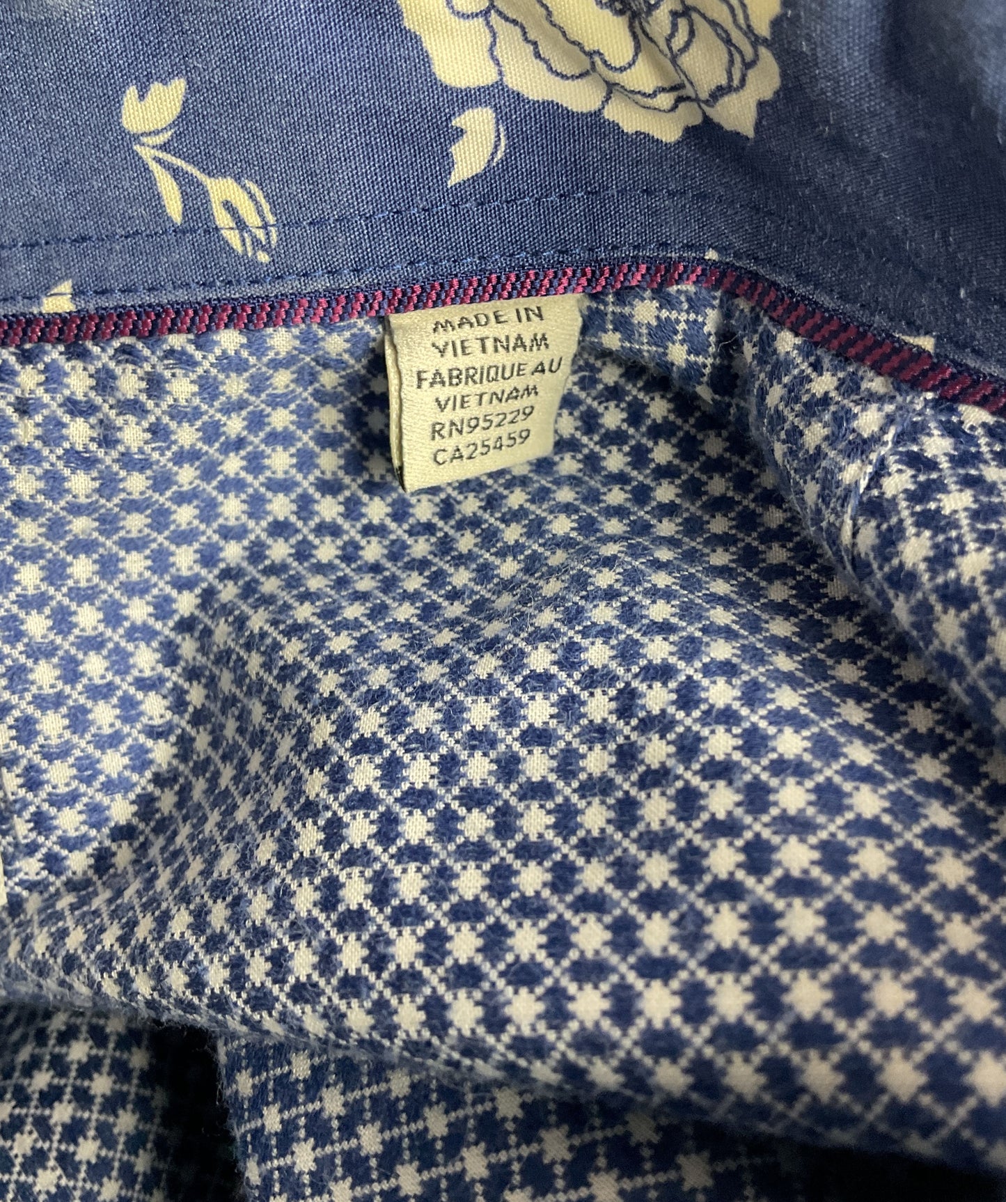 Ted Baker Endurance Patterned Long Sleeve Shirt Blue 16 34/35