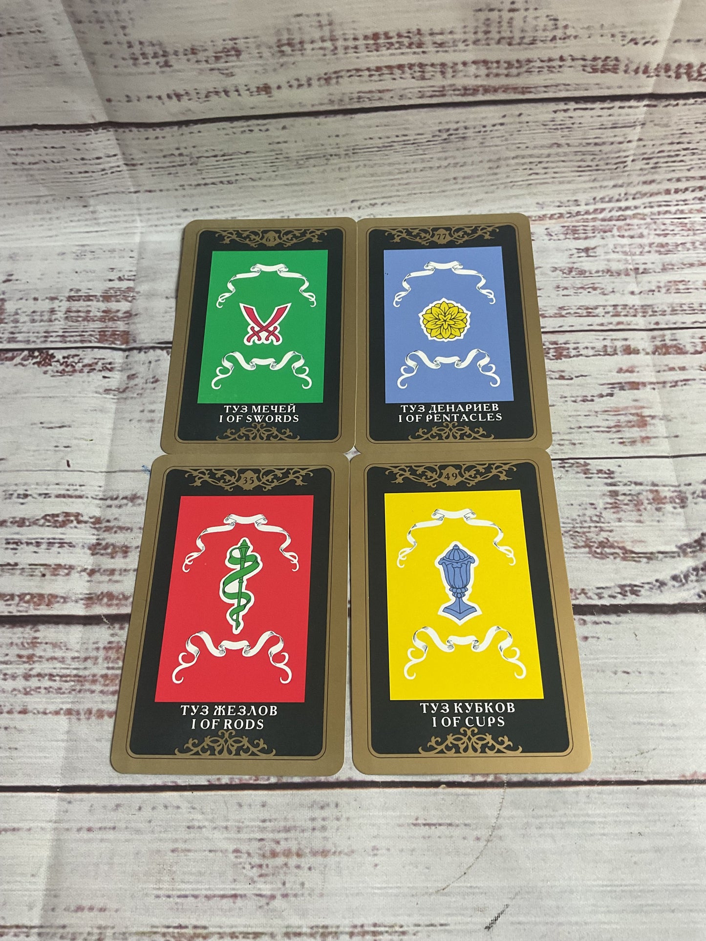 Russian 78 Card Tarot Deck Tapo