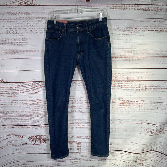 Acne Studios Bla Konst Melk Indigo Blue Slim Tapered Denim Jeans - Size 30x30