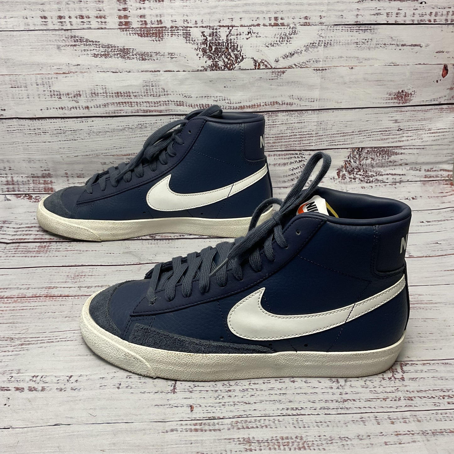 Nike Blazer Mid 77 Vintage Blue Athletic Shoe Men 9.5