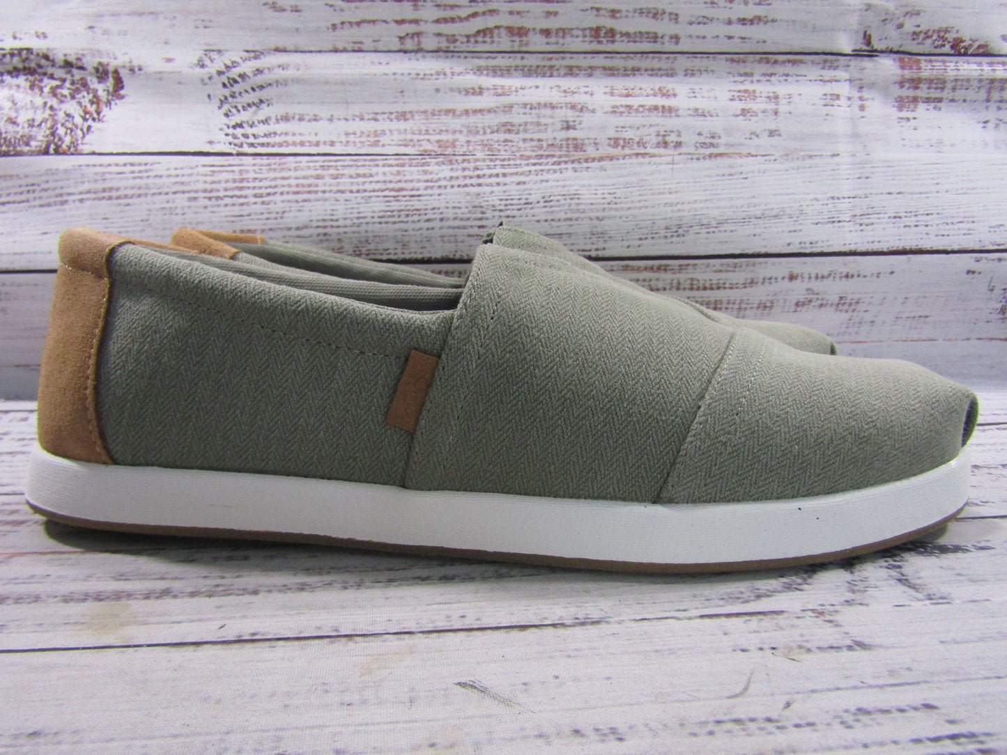 Toms Alp Fwd Men's Green Slip-On Shoes Size 10.5