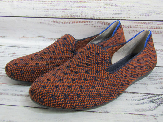 Rothy's The Loafer Women's Brown Sienna Dot Flats Size 6.5